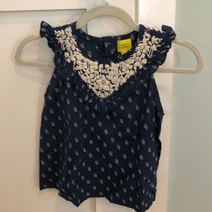 Roberta Roller Rabbit embroidered tank with tags